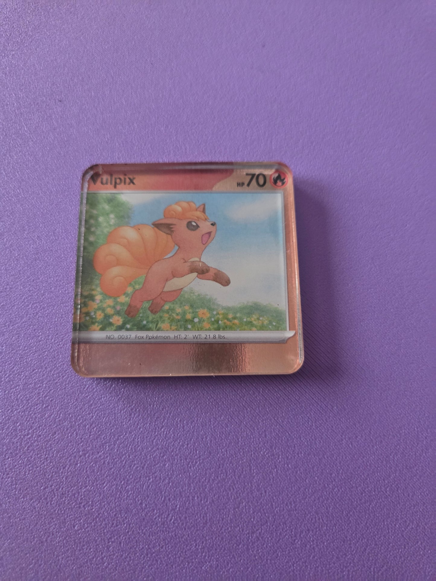 Upcycled Pokemon Card Magnets: Fire Type