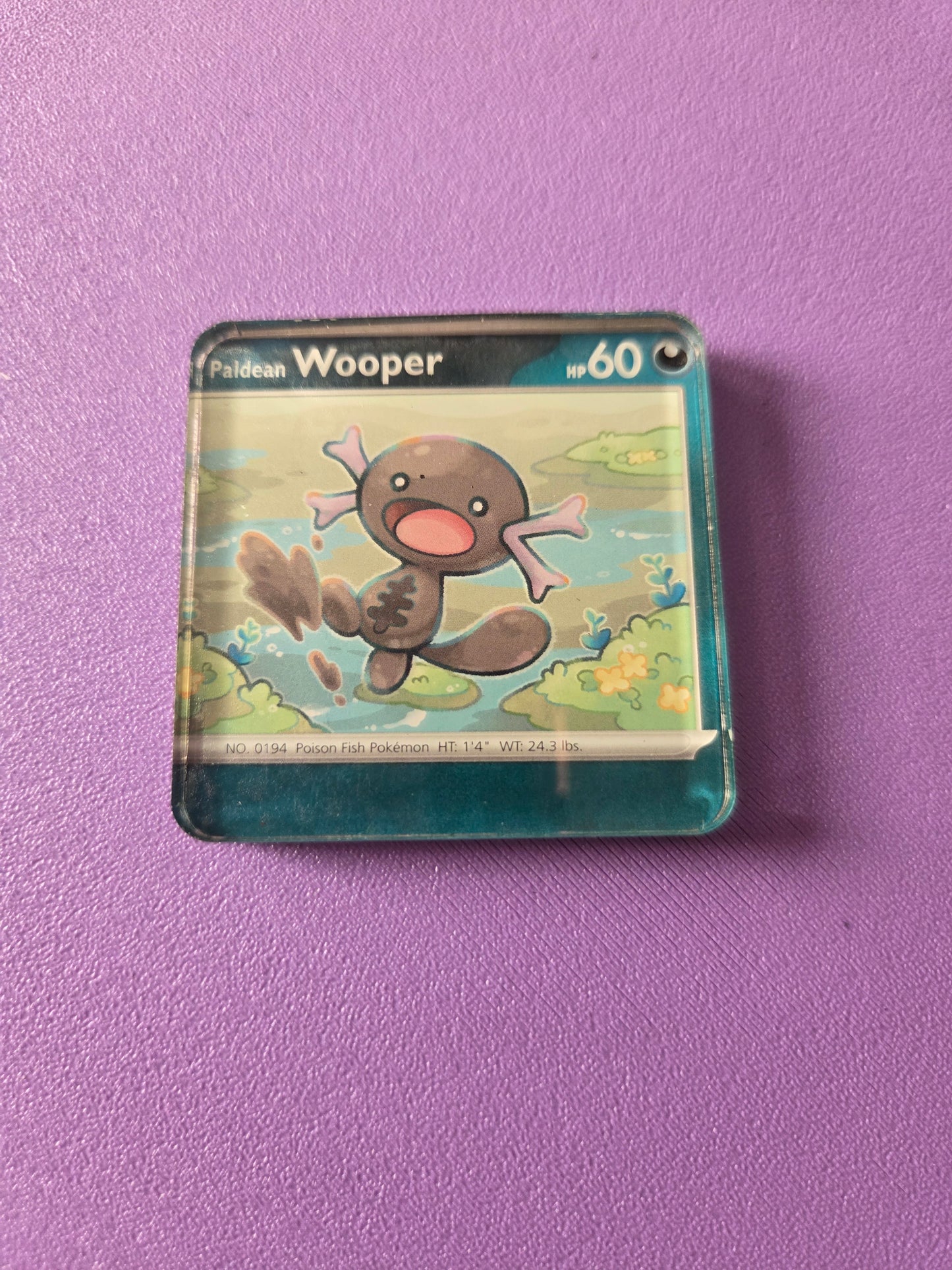 Upcycled Pokemon Card Magnets: Dark Type