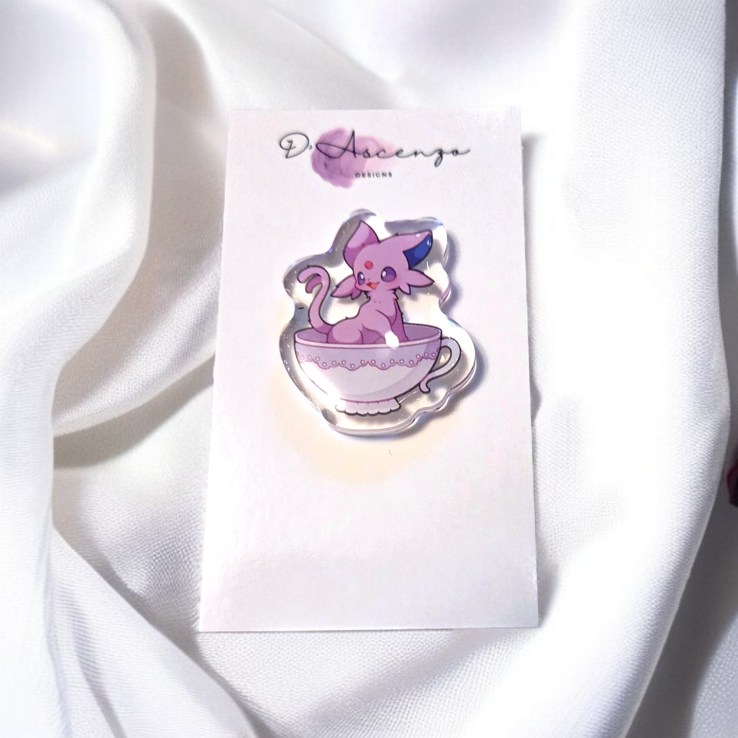 Pokemon Acrylic Teaveelution Pin: Espeon