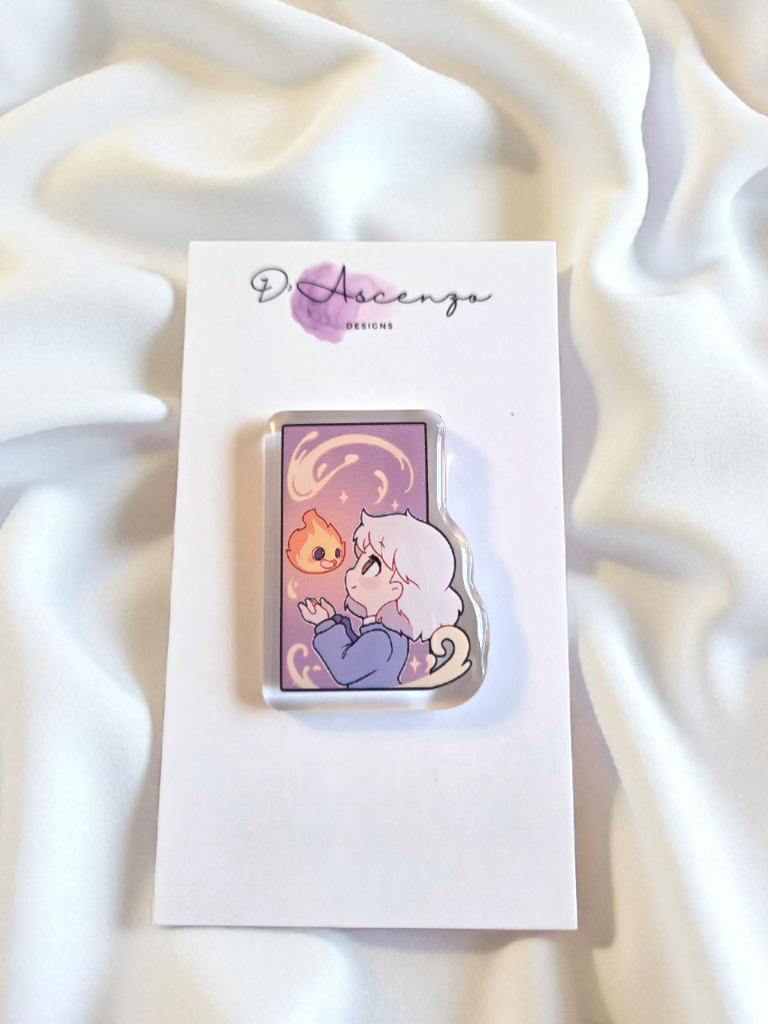 Ghibli Acrylic Panel Pin: Sophie