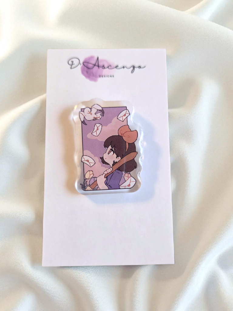 Ghibli Acrylic Panel Pin: Kiki