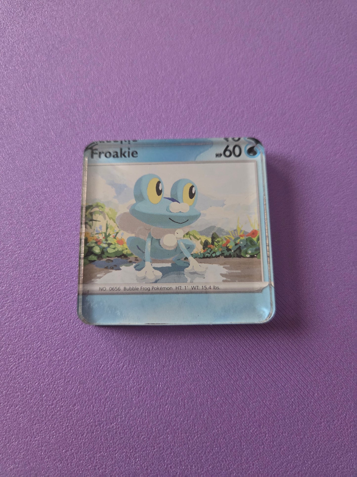 Upcycled Pokemon Card Magnets: Water Type