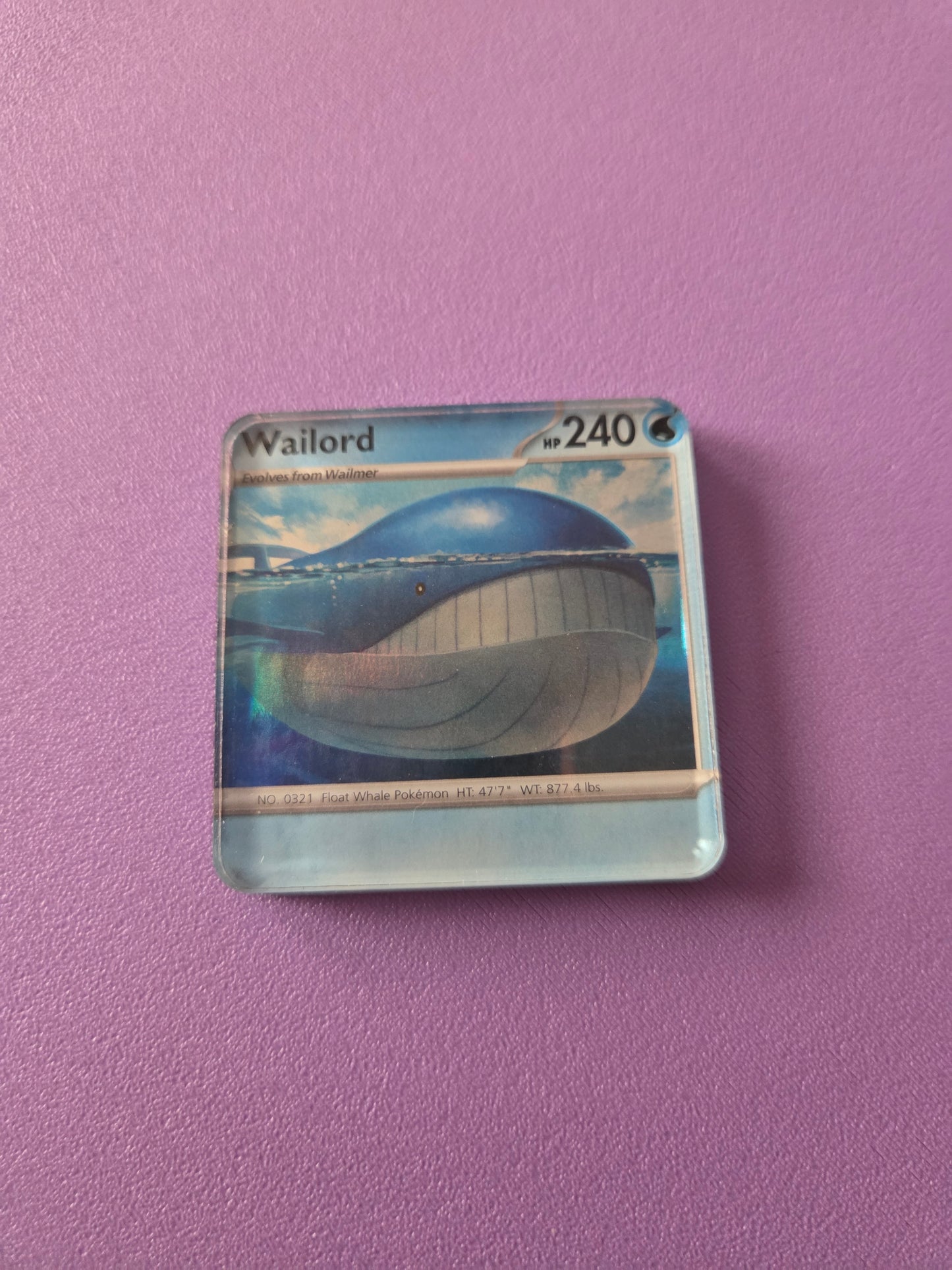 Upcycled Pokemon Card Magnets: Water Type