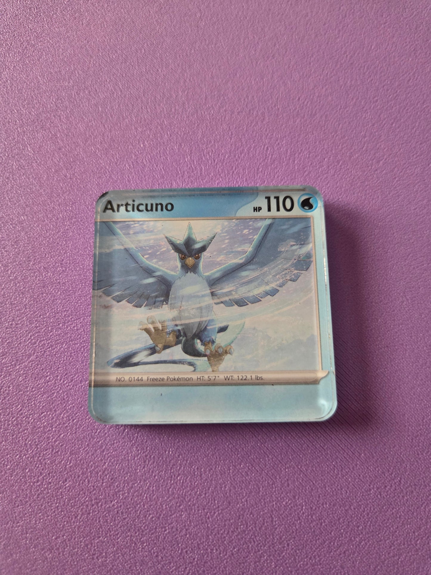 Upcycled Pokemon Card Magnets: Water Type