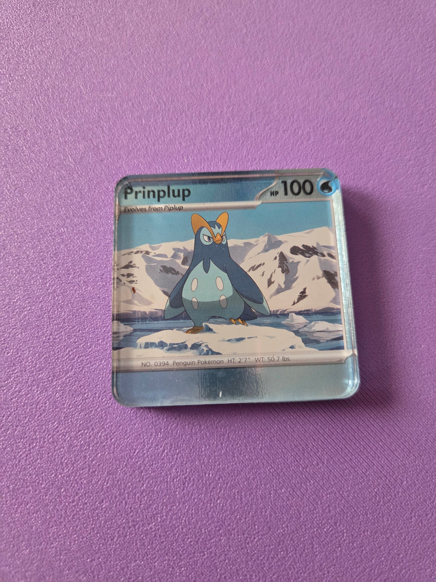 Upcycled Pokemon Card Magnets: Water Type