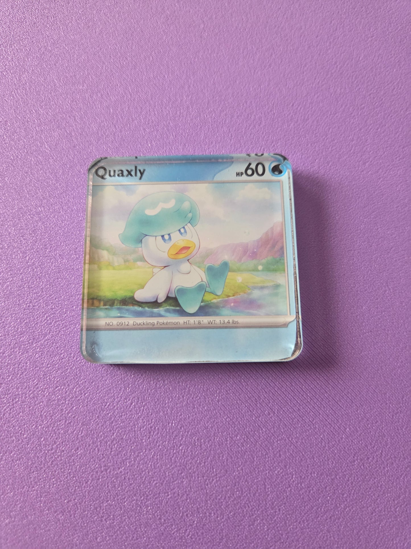 Upcycled Pokemon Card Magnets: Water Type