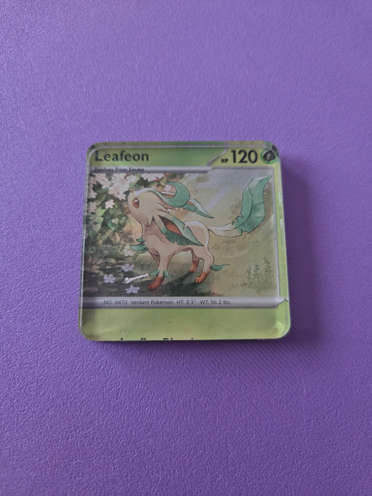 Upcycled Pokemon Card Magnets: Grass Type