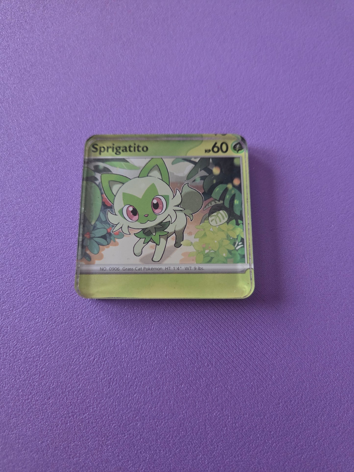 Upcycled Pokemon Card Magnets: Grass Type