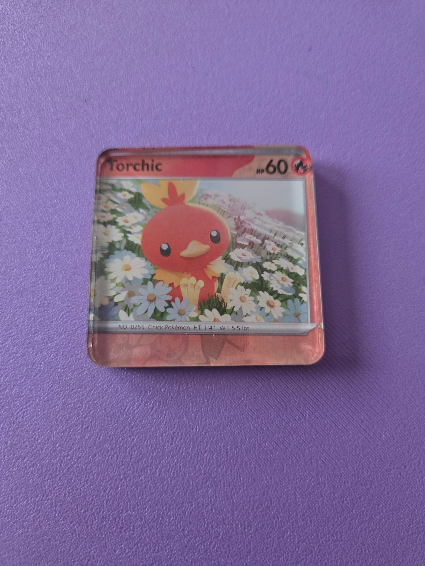Upcycled Pokemon Card Magnets: Fire Type