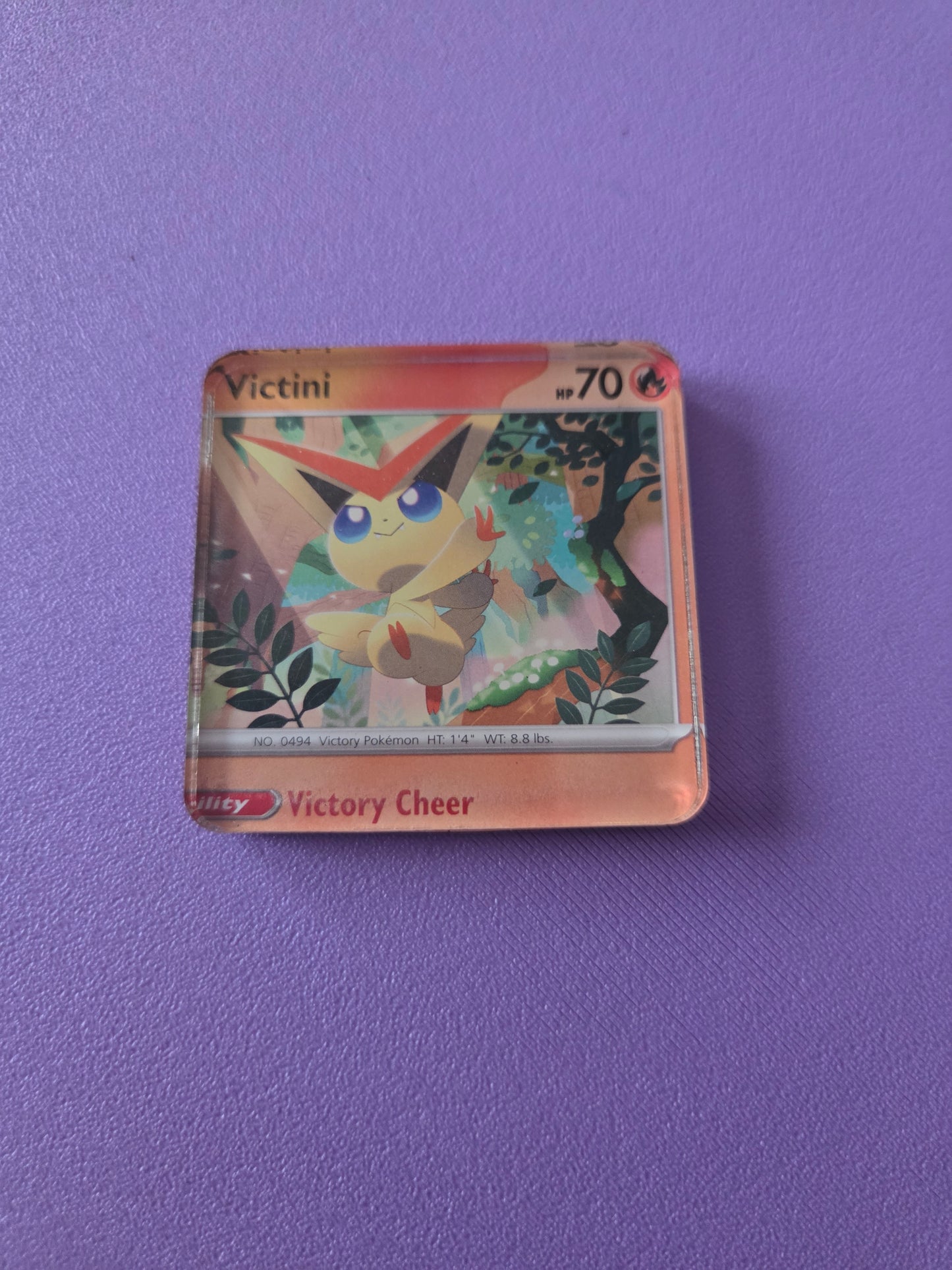 Upcycled Pokemon Card Magnets: Fire Type