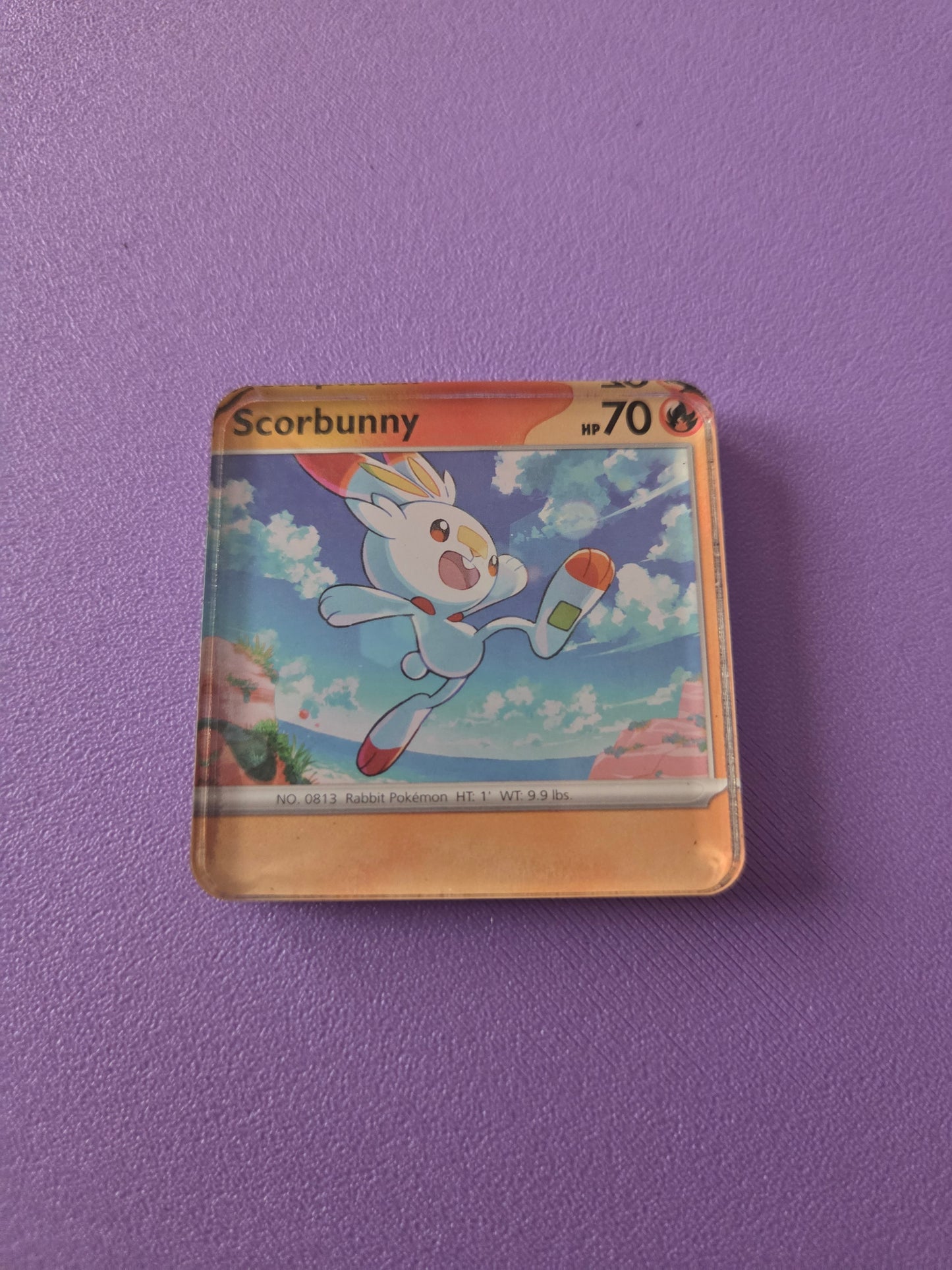 Upcycled Pokemon Card Magnets: Fire Type