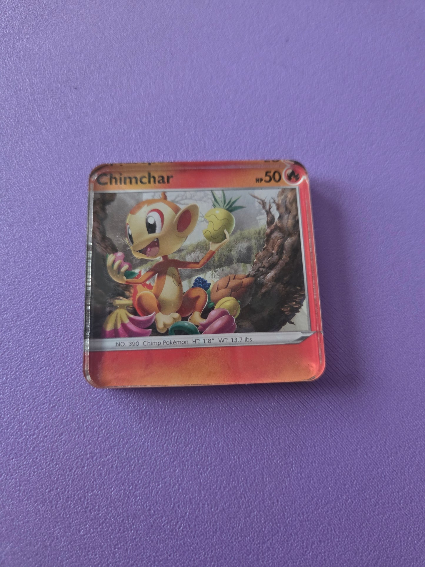 Upcycled Pokemon Card Magnets: Fire Type