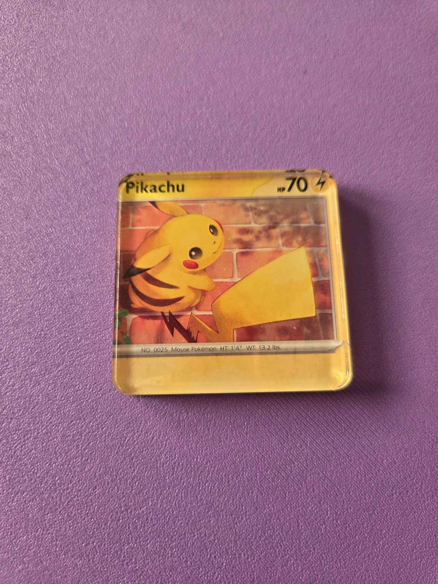 Upcycled Pokemon Card Magnets: Electric Type