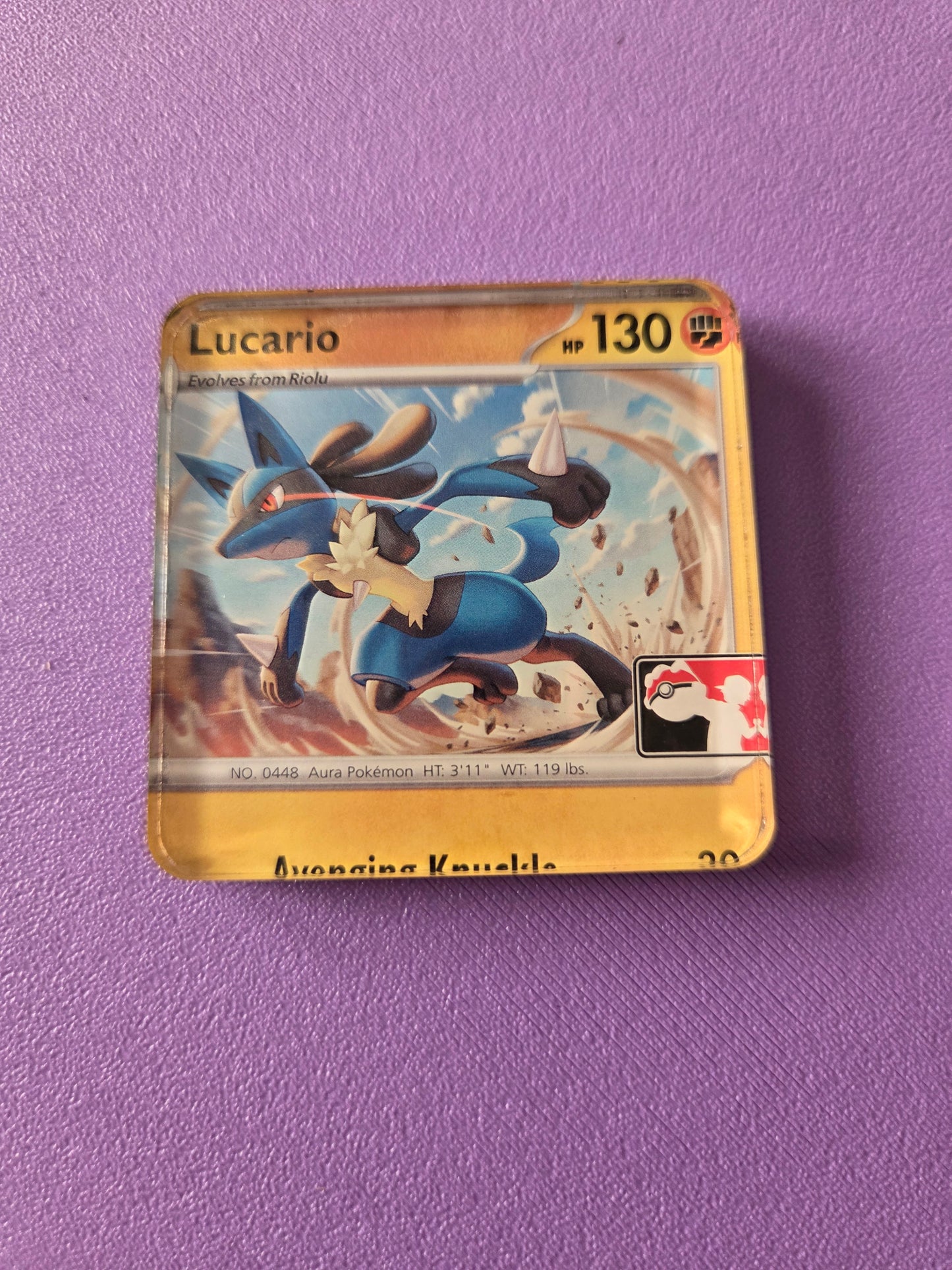 Upcycled Pokemon Card Magnets: Fighting Type