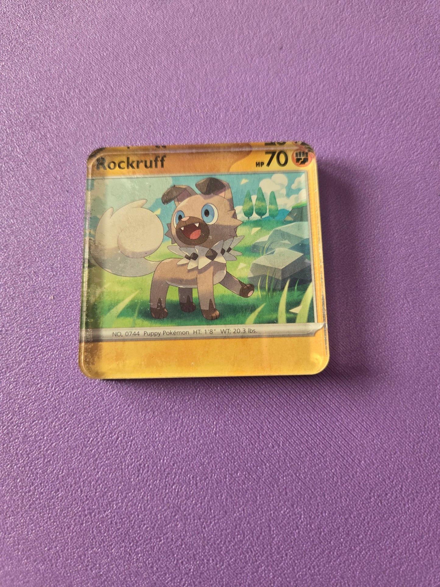 Upcycled Pokemon Card Magnets: Fighting Type