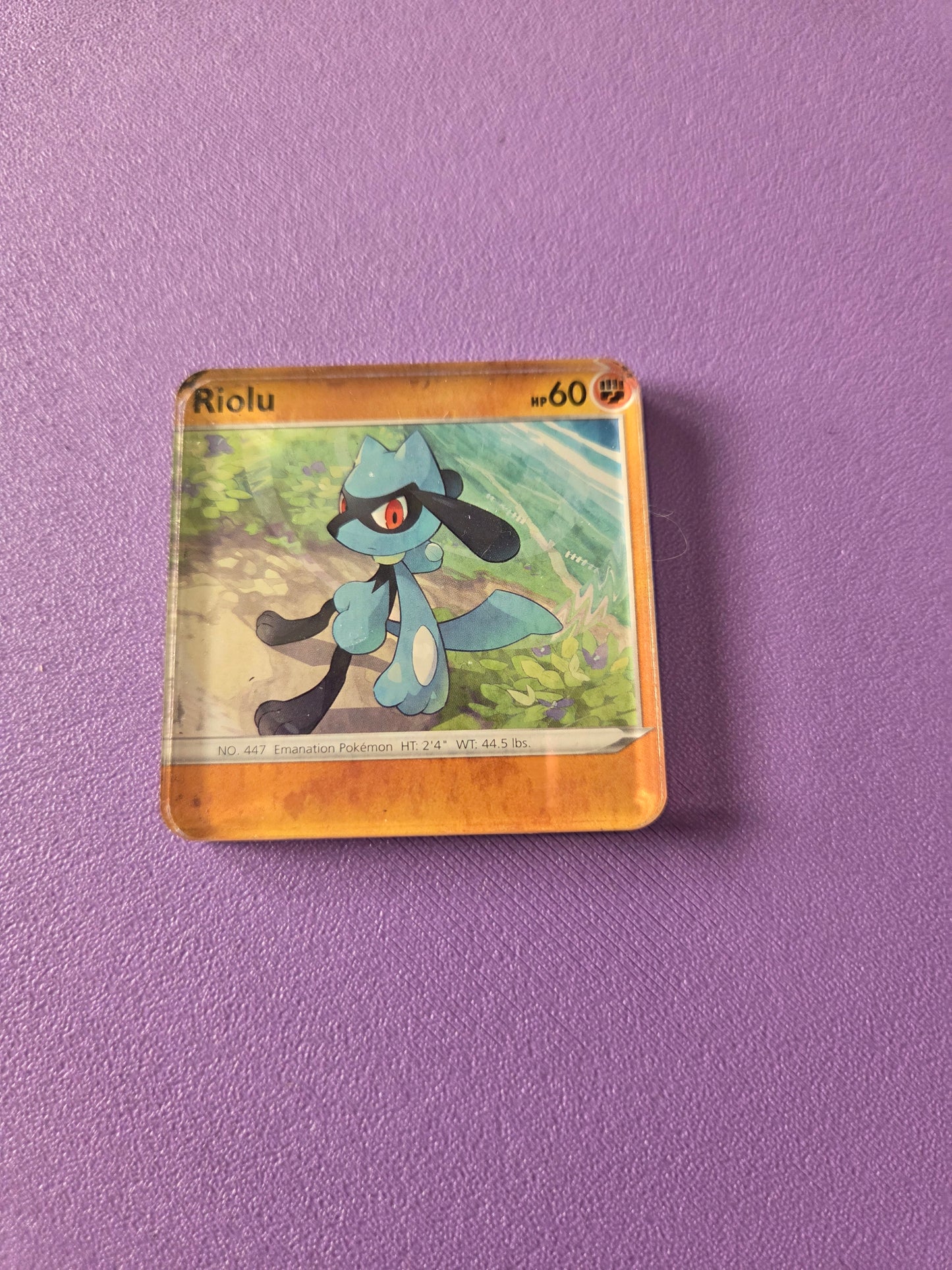 Upcycled Pokemon Card Magnets: Fighting Type