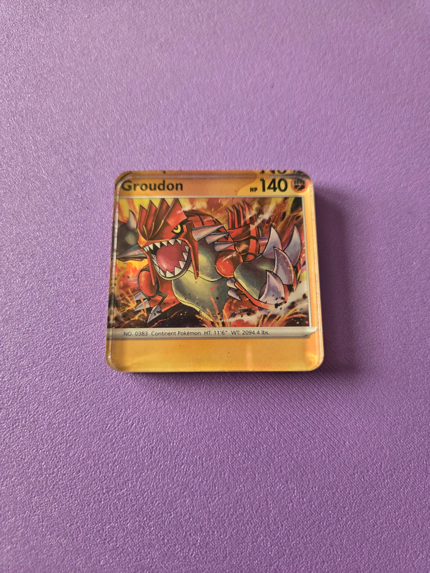 Upcycled Pokemon Card Magnets: Fighting Type