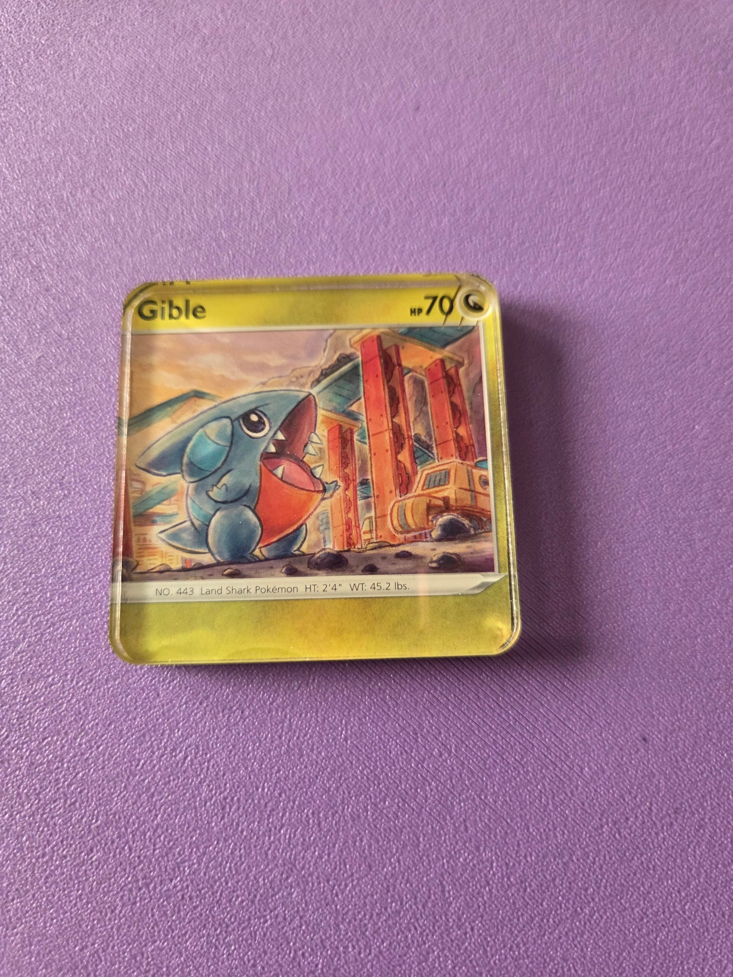Upcycled Pokemon Card Magnets: Dragon Type