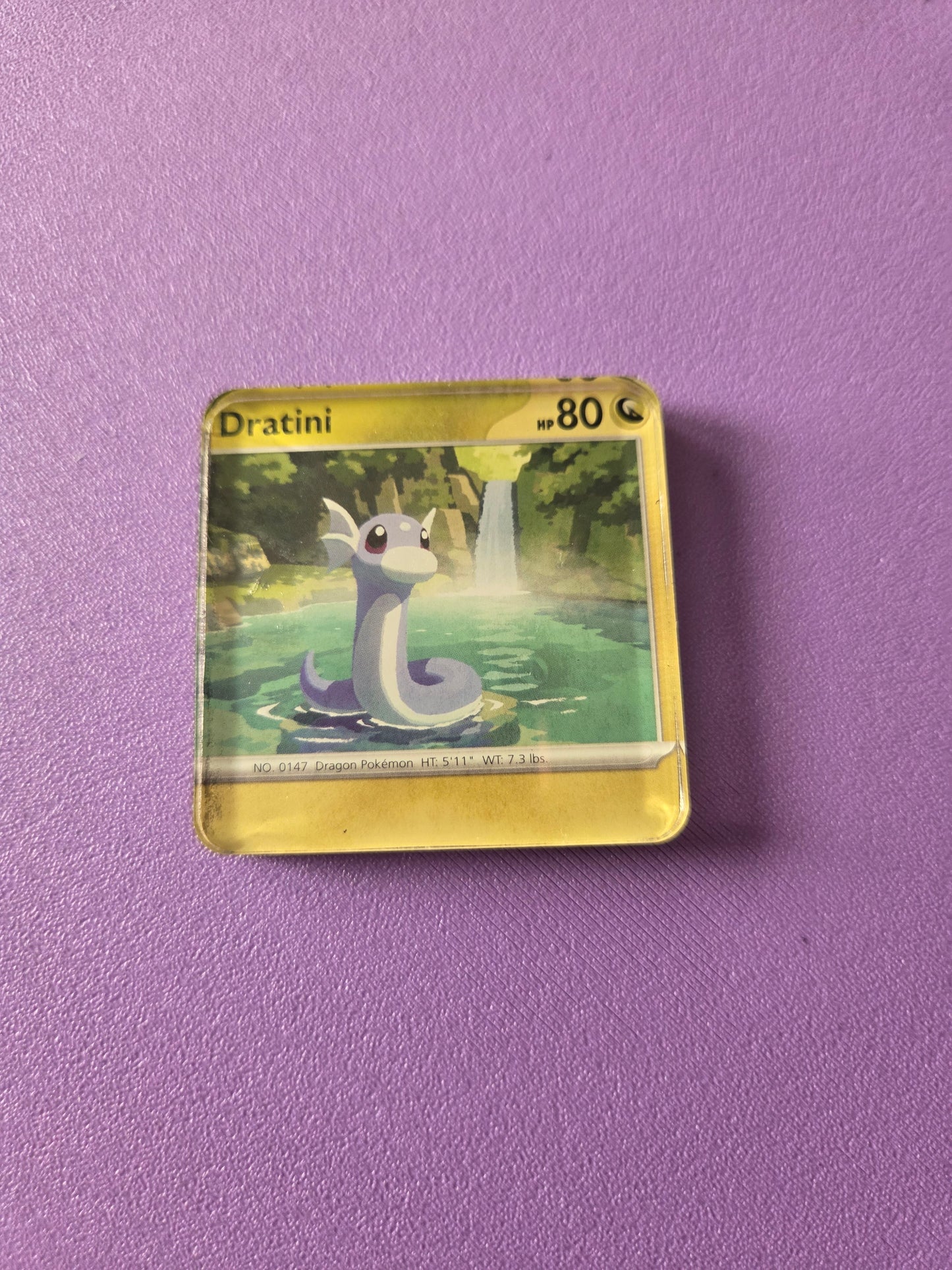 Upcycled Pokemon Card Magnets: Dragon Type