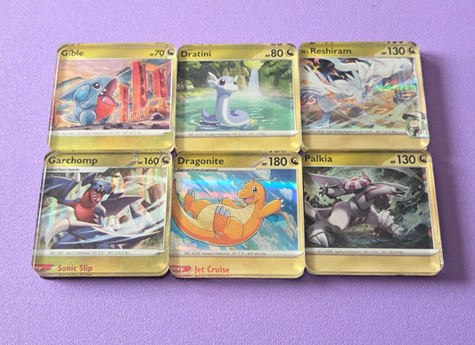 Upcycled Pokemon Card Magnets: Dragon Type