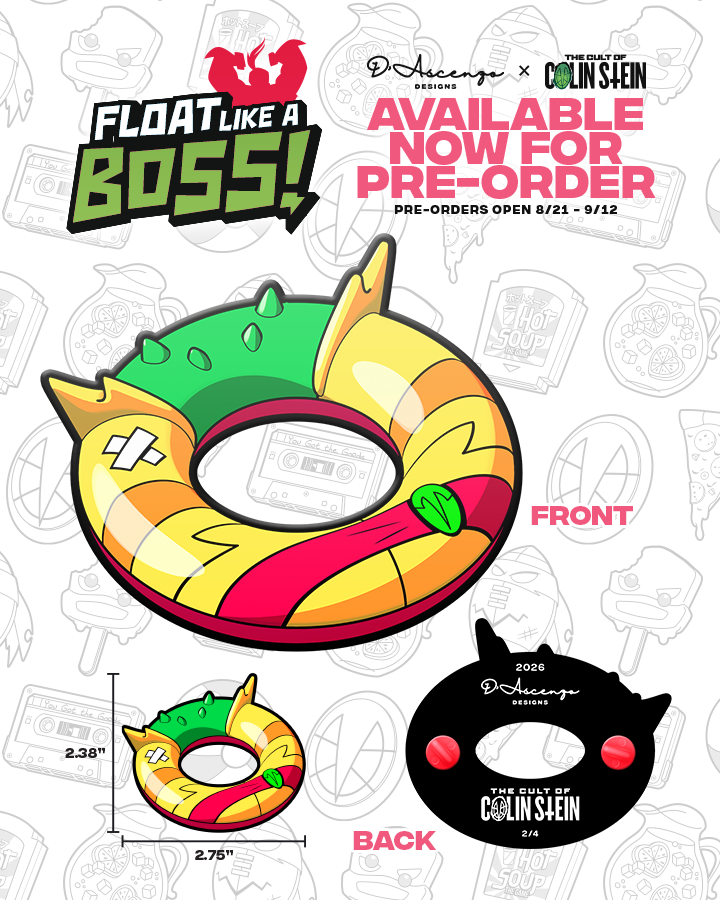 ROTTMNT: Turtle Tubes Enamel Pins - TheColinStein Collab Series