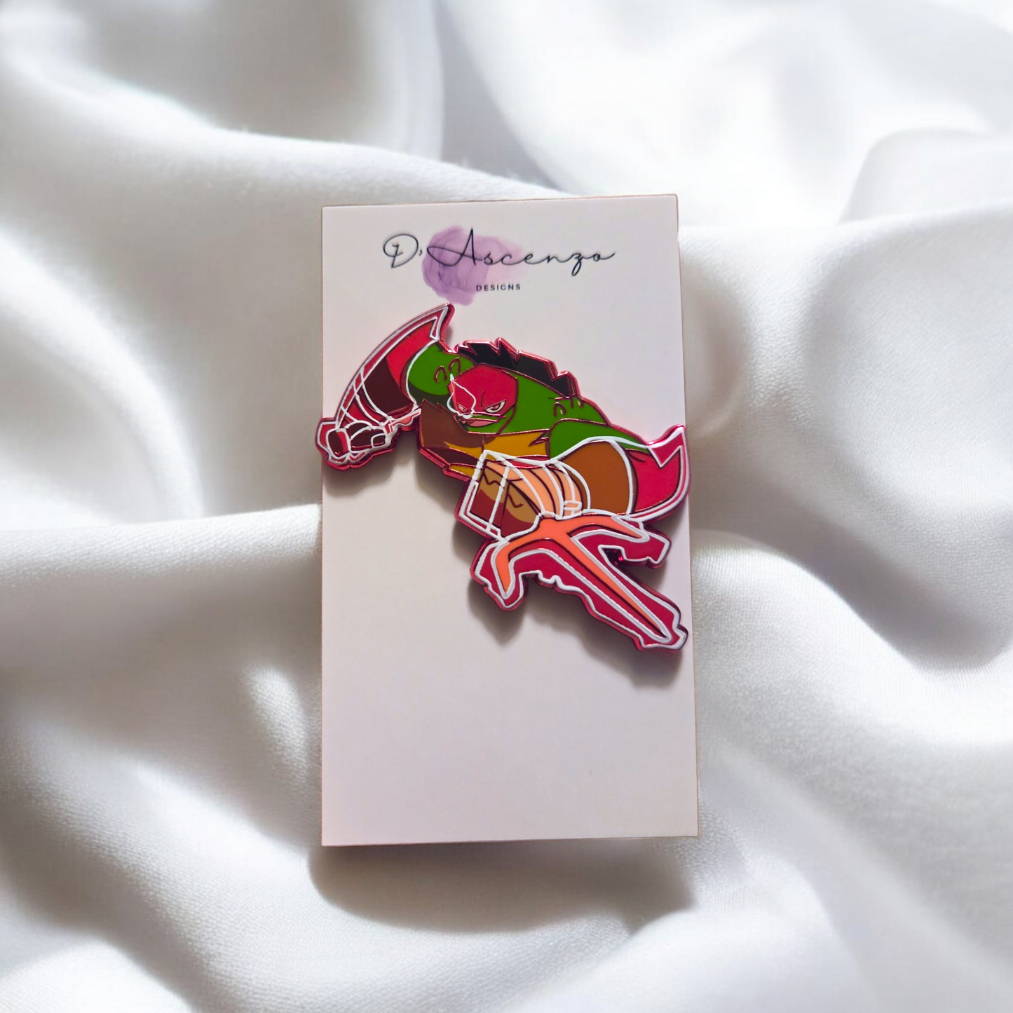 ROTTMNT Mystic Magic Raph Chrome pin