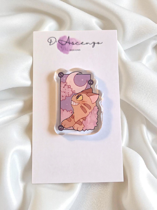 Ghibli Acrylic Panel Pin: Cat Bus