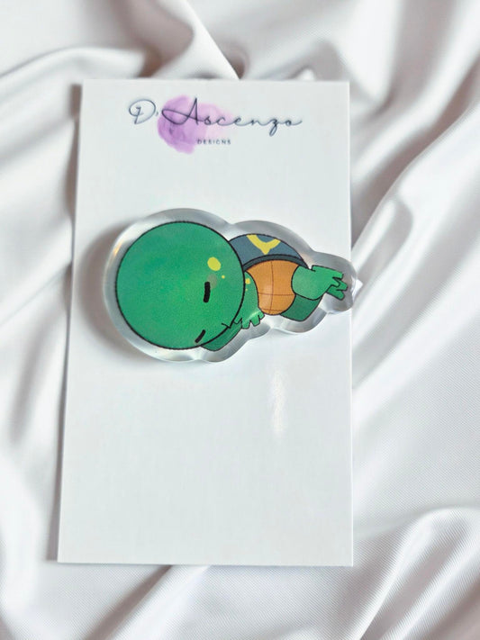ROTTMNT Acrylic Pin: Sleepy Time Mikey